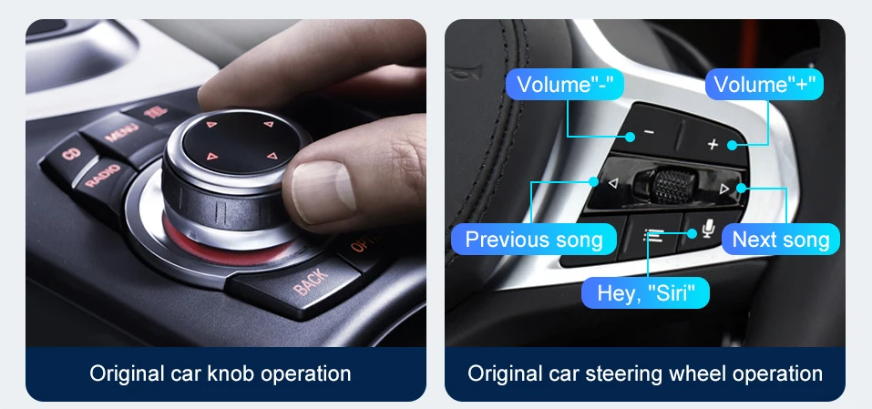 Drahtloses Android Auto Carplay für BMW NBT 1 2 3 4 5 7 Serie X1 X3 X4 X5 X6 F15 F16 F25 F26 F48 F01 F10 F11 F22 F20 F30 F32