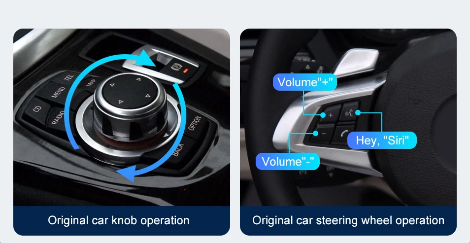 CarPlay Android Auto-Modul für BMW Z4 E89 CIC EVO System 2009–2018