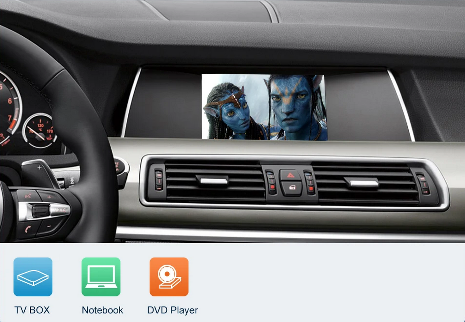 Android-Carplay-Box für BMW 5 7er F10 F11 F07 GT F01 F02 F03 F04 2009–2016