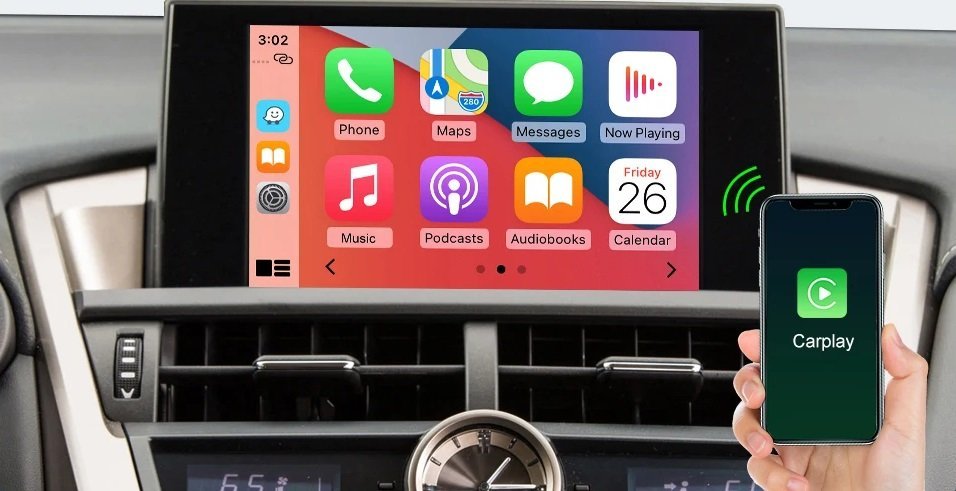 Wireless Apple Carplay Android Auto Modul Für Lexus NX 2014-2019