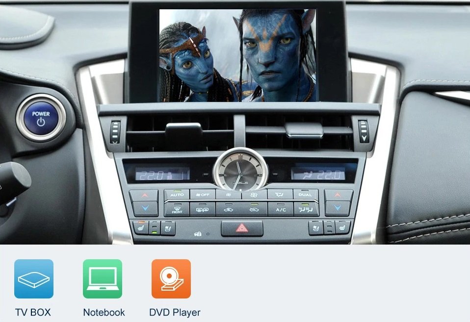 Wireless Apple Carplay Android Auto Modul Für Lexus NX 2014-2019