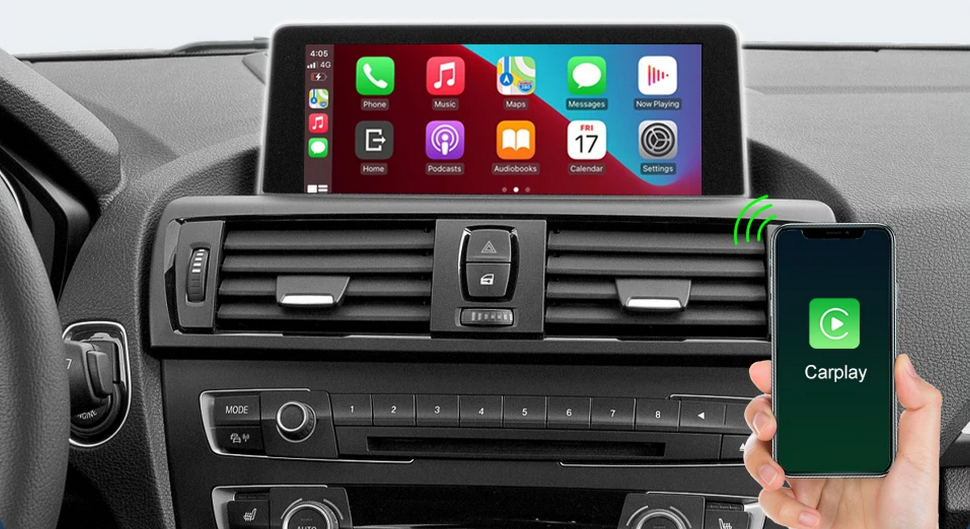 Carplay Android Auto Box für BMW 1 2 Serie F20 F21 F22 F23 F45 2011-2020 NBT EVO
