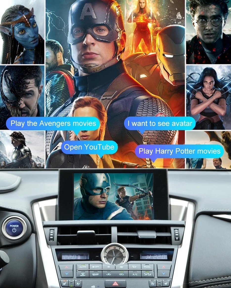 Apple Carplay Android Auto Kit für Lexus GS RC CT LS LX LC UX GX 2014-2019