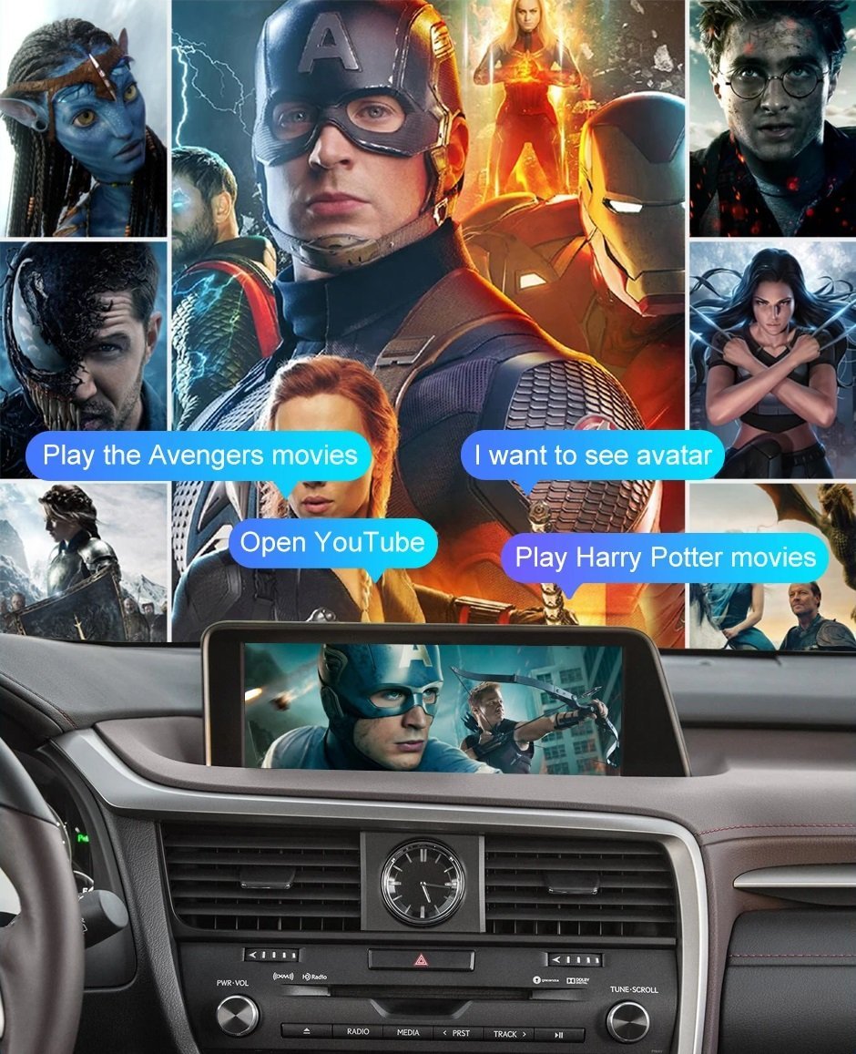 Wireless Apple Carplay Android Auto für Lexus RX 2016–2019