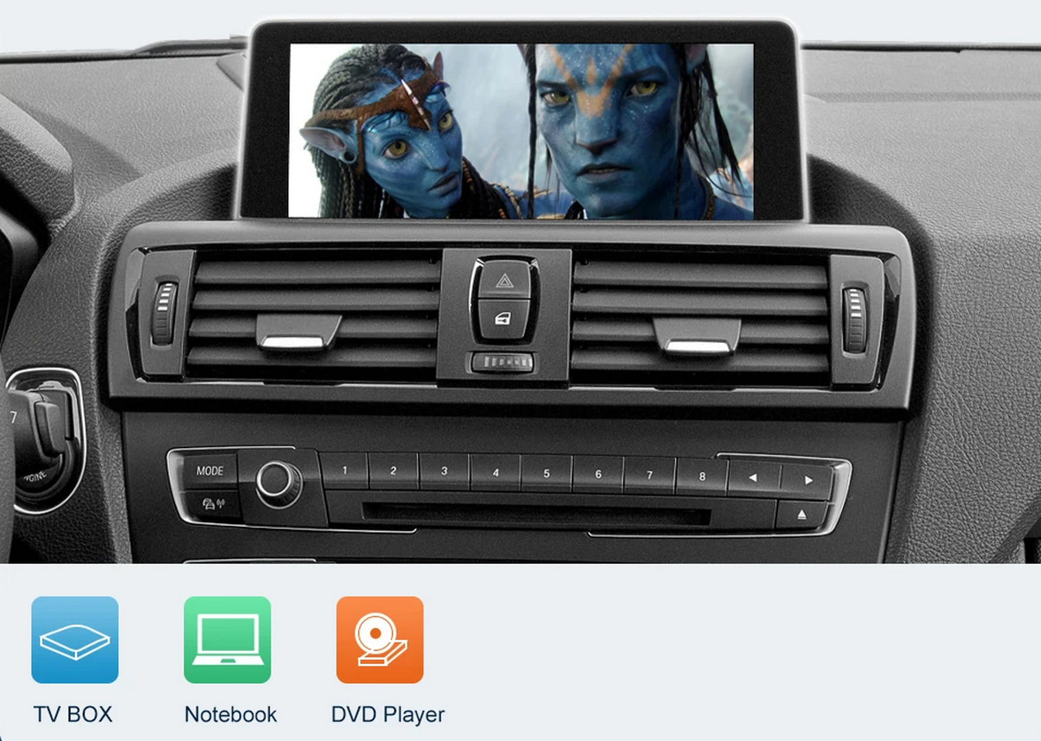 Wireless CarPlay Android Auto für BMW CIC System 1 2 3 4 5 7 Serie X1 X3 X4 X5 X6 F10 F11 F07 F01 F02 E84 F25 F26 E70 E71