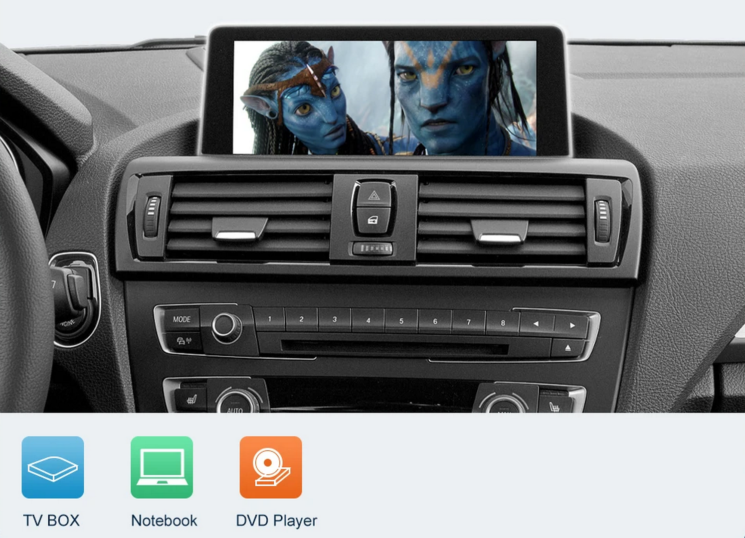 Carplay Android Auto Box für BMW 1 2 Serie F20 F21 F22 F23 F45 2011-2020 NBT EVO