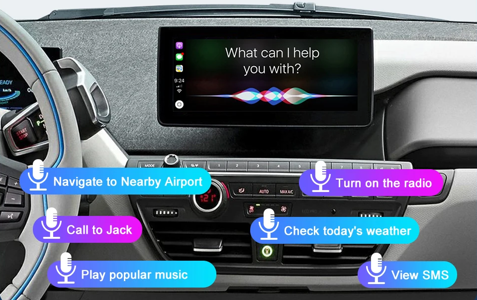 Carplay-Box Android Auto für BMW i3 I01 NBT EVO System 2012-2020