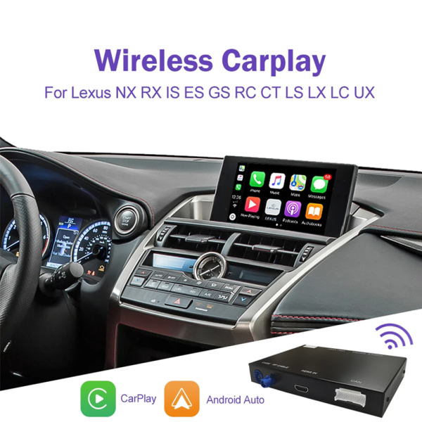 Apple Carplay Android Auto Kit für Lexus GS RC CT LS LX LC UX GX 2014-2019
