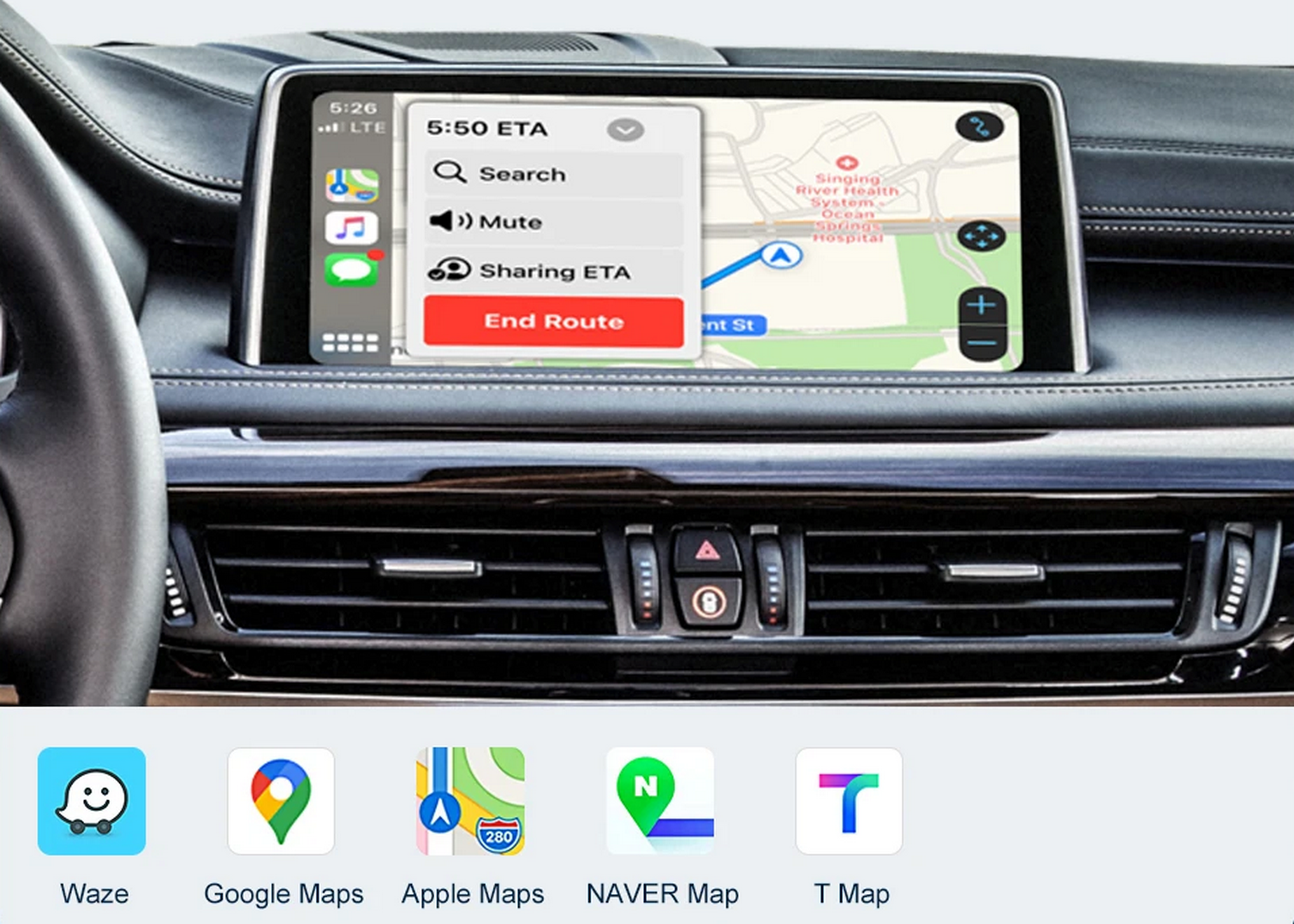 Carplay Android Auto-Modul für BMW NBT EVO X5 F15 X6 F16 2014-2020 X1 F48 2016-2020