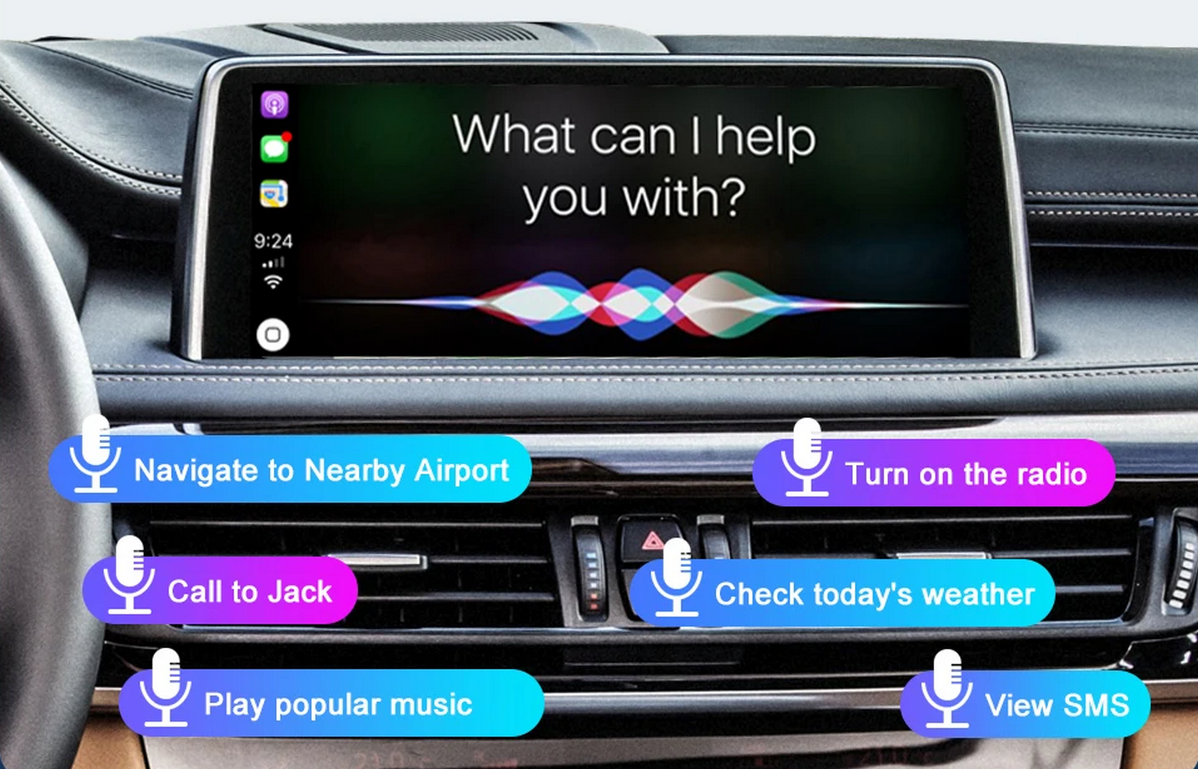 Carplay Android Auto-Modul für BMW NBT EVO X5 F15 X6 F16 2014-2020 X1 F48 2016-2020