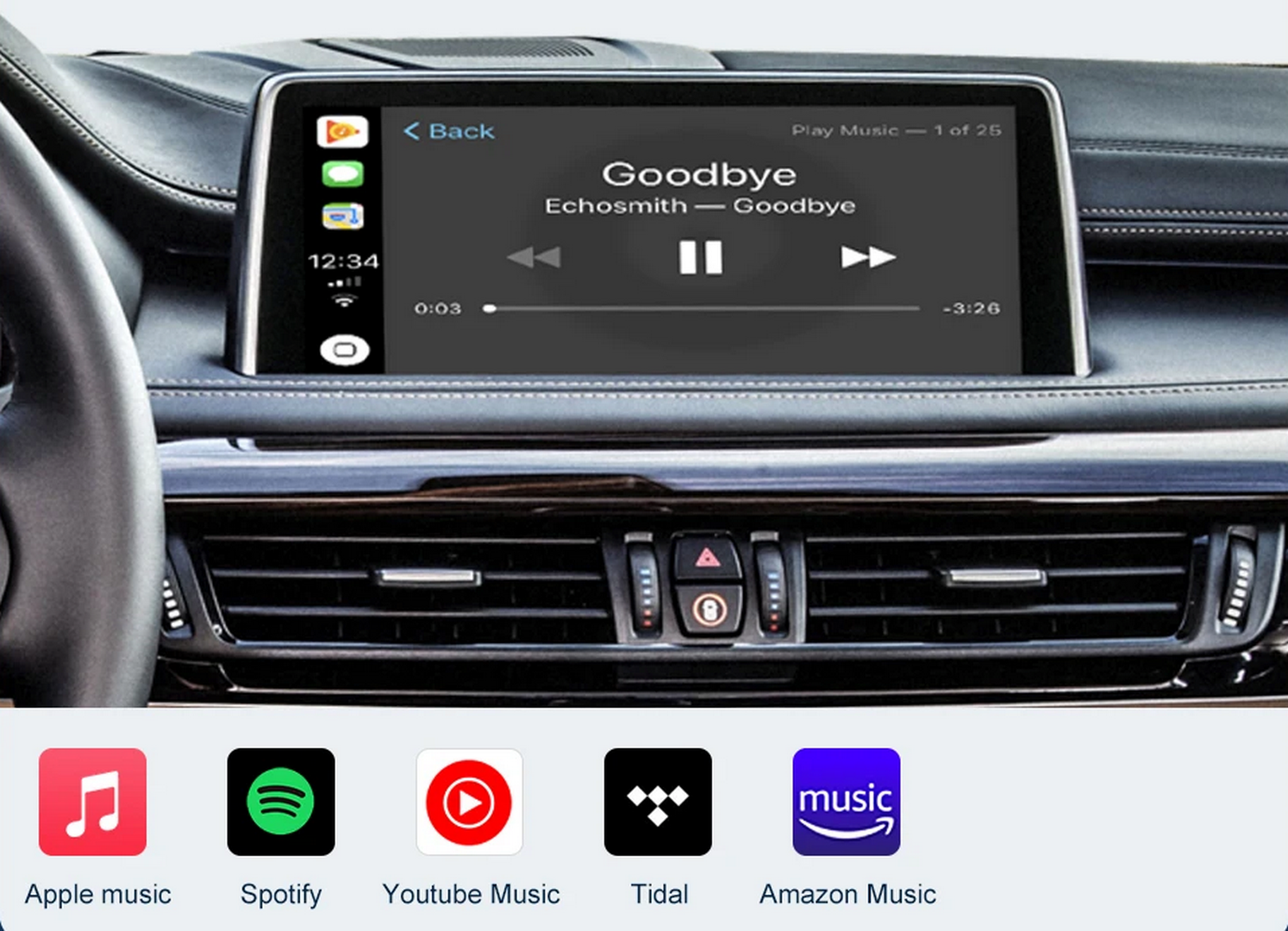Carplay Android Auto-Modul für BMW NBT EVO X5 F15 X6 F16 2014-2020 X1 F48 2016-2020