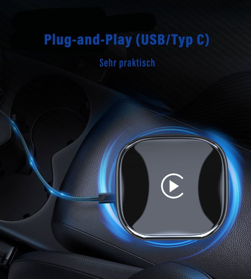 Android Auto Carplay AI Box Wireless Adapter