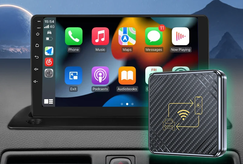 Kabelloser Apple CarPlay Adapter/Android Auto Box