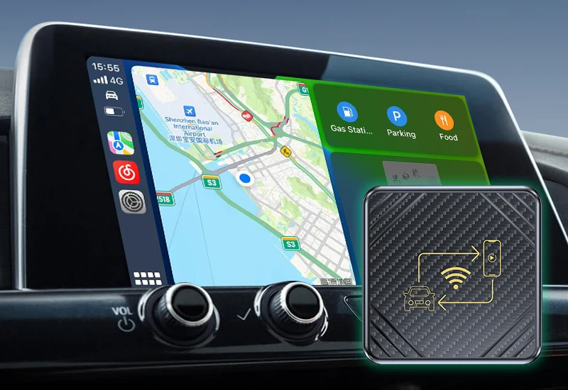 Kabelloser Apple CarPlay Adapter/Android Auto Box