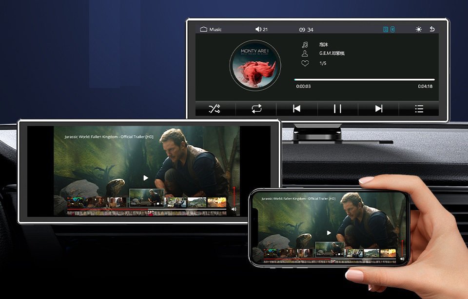 11,26 Zoll Android Car Bildschirm/Apple Carplay-Display/Externer Monitor