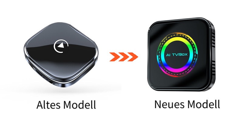 Neuer drahtloser Adapter für Android Auto Carplay AI Box