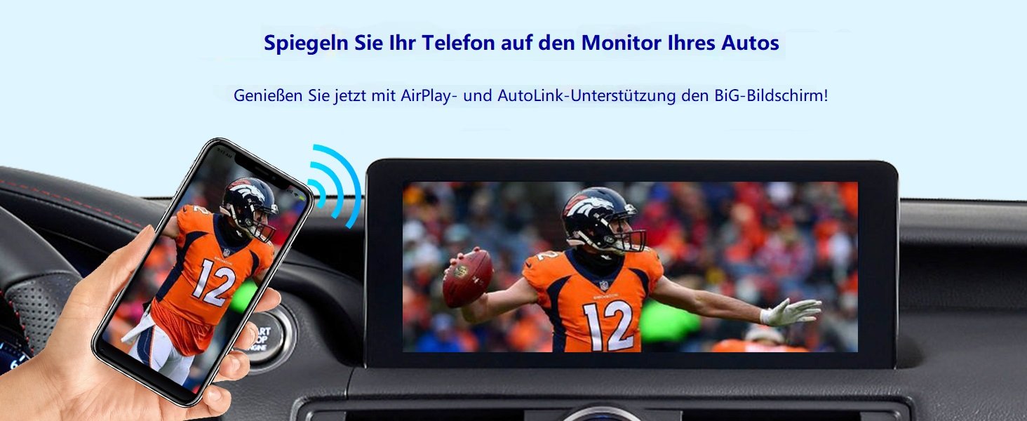 Apple Carplay Android Auto für 2014-2019 Toyota Verso S