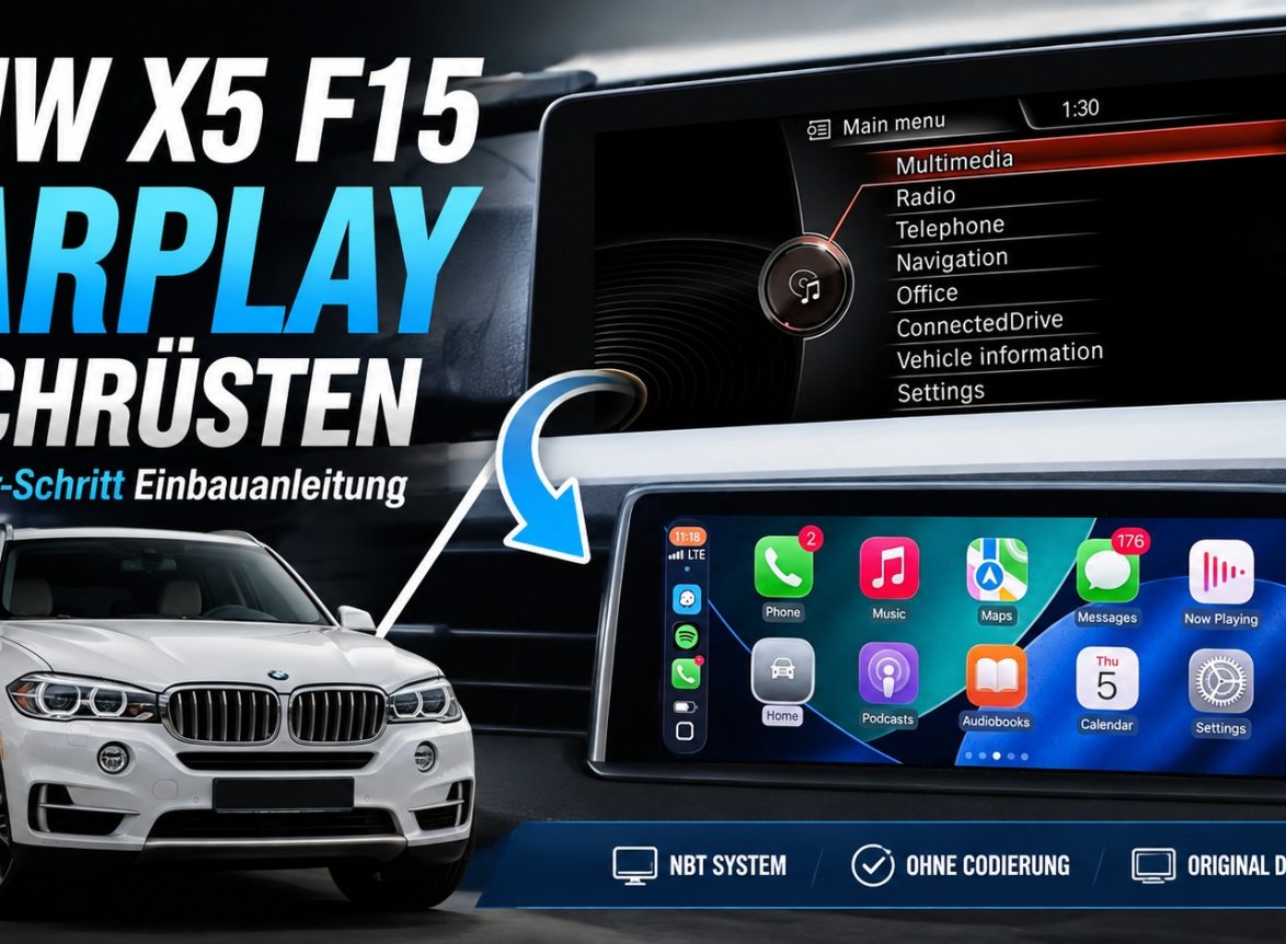 BMW X5 F15 CarPlay Android auto nachrüsten