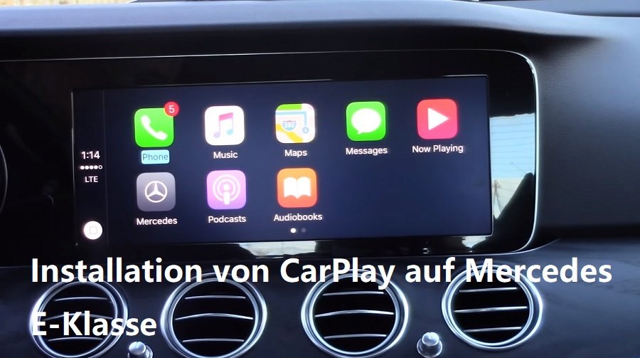 Installation-von-CarPlay-auf-Mercedes-E-Klasse