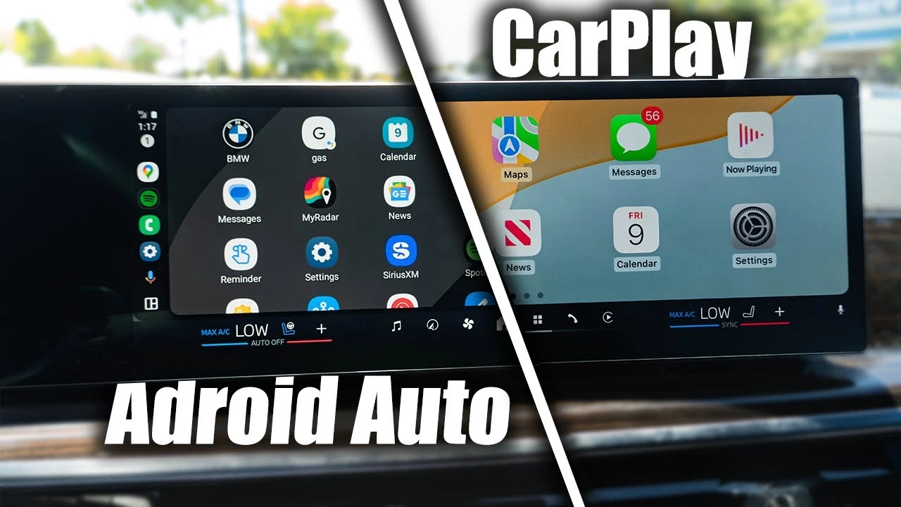 android auto vs apple carplay ui