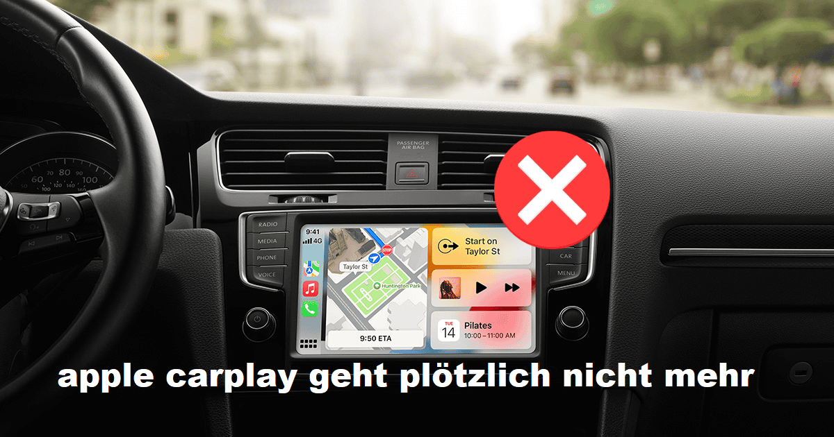 apple carplay geht plötzlich nicht mehr