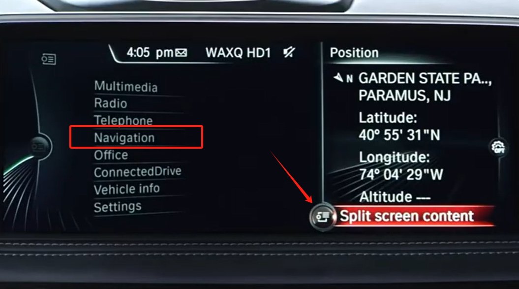 Richten Sie den geteilten BMW Apple Carplay-Bildschirm ein