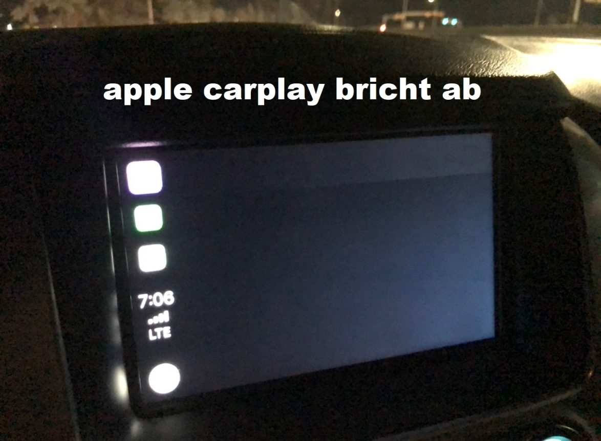 apple carplay bricht ab