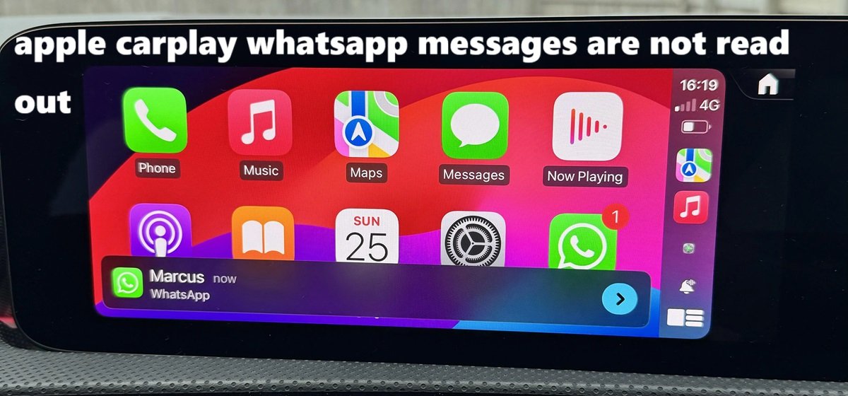 apple carplay whatsapp nachrichten werden nicht vorgelesen