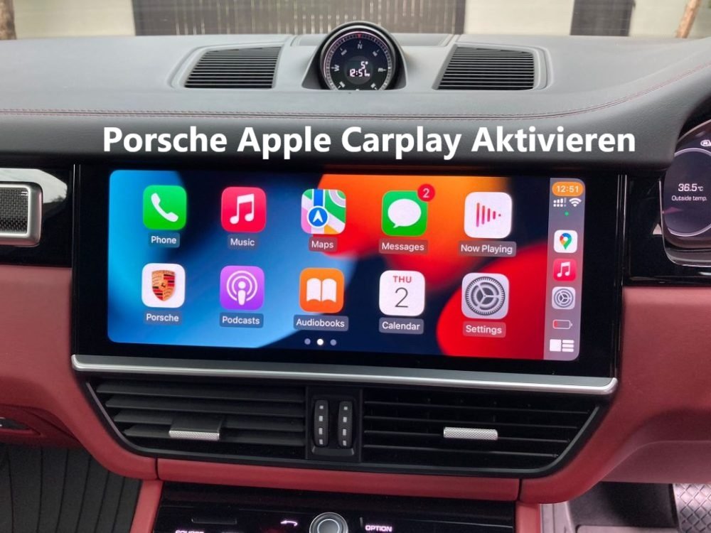 porsche apple carplay aktivieren
