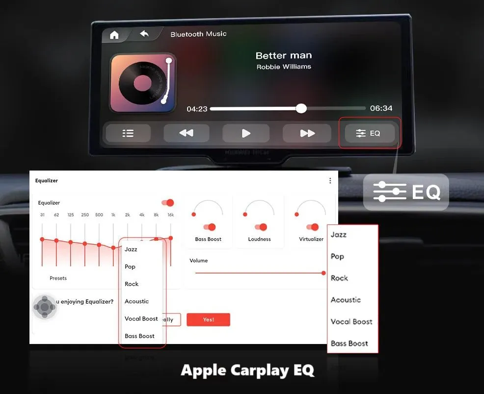 apple carplay equalizer