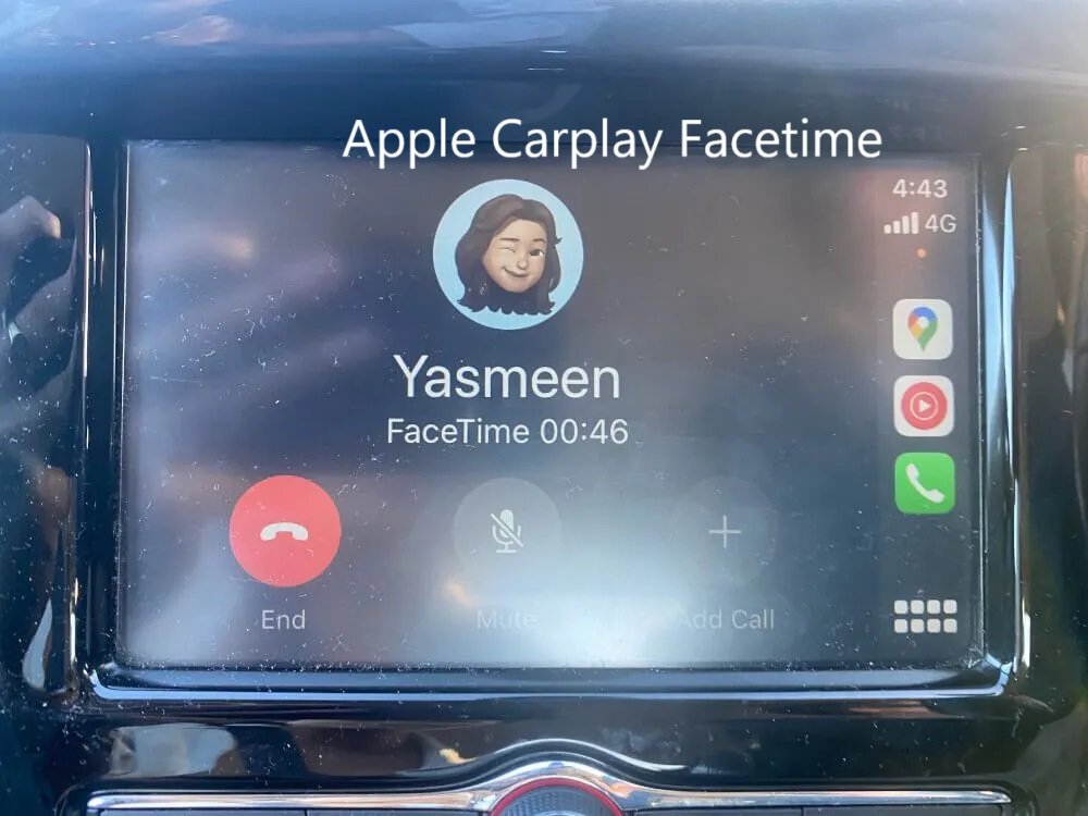 apple carplay facetime
