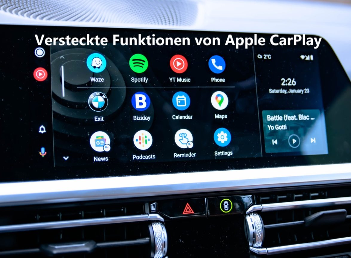 Versteckte Funktionen von Apple CarPlay