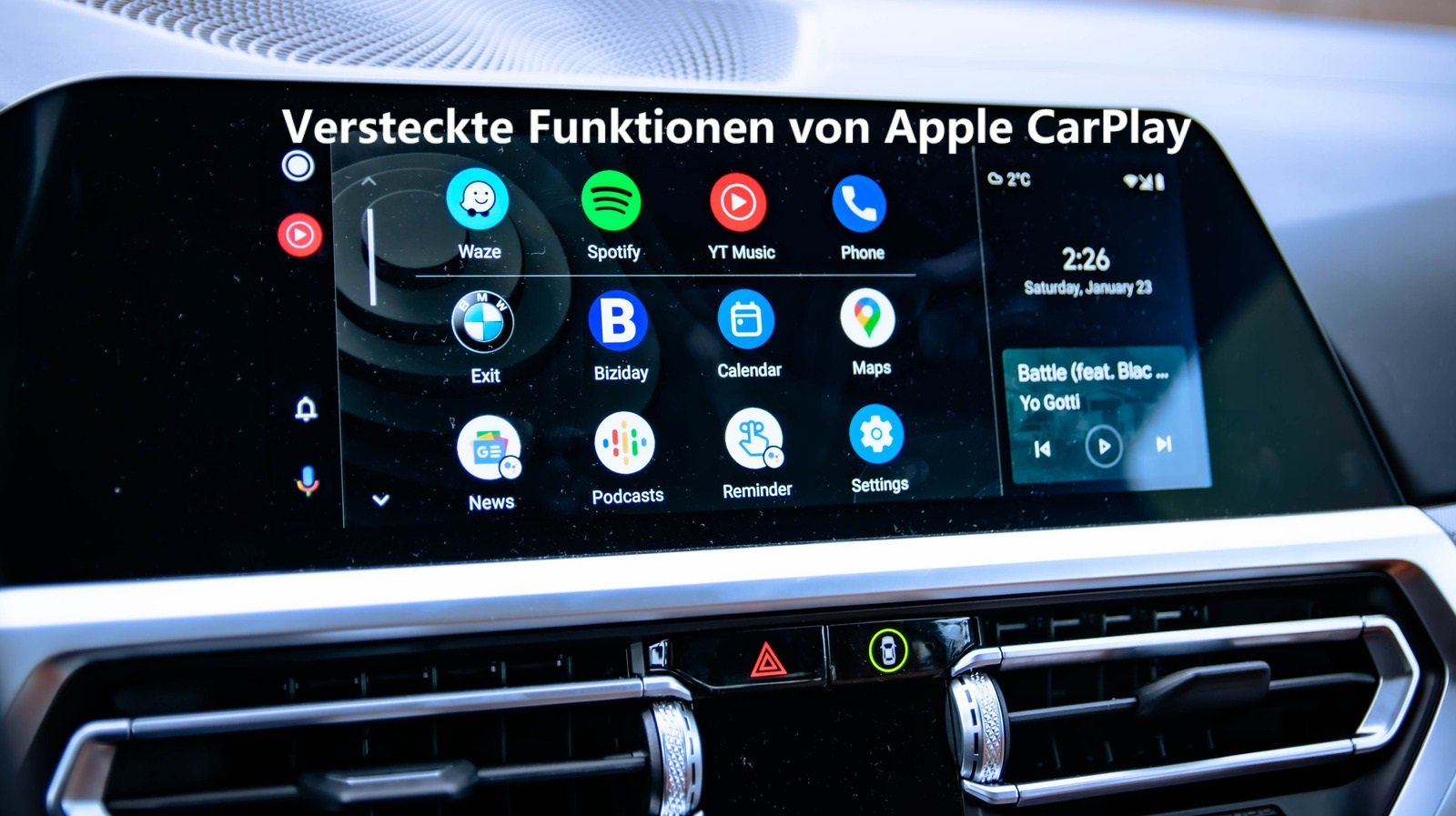 Versteckte Funktionen von Apple CarPlay