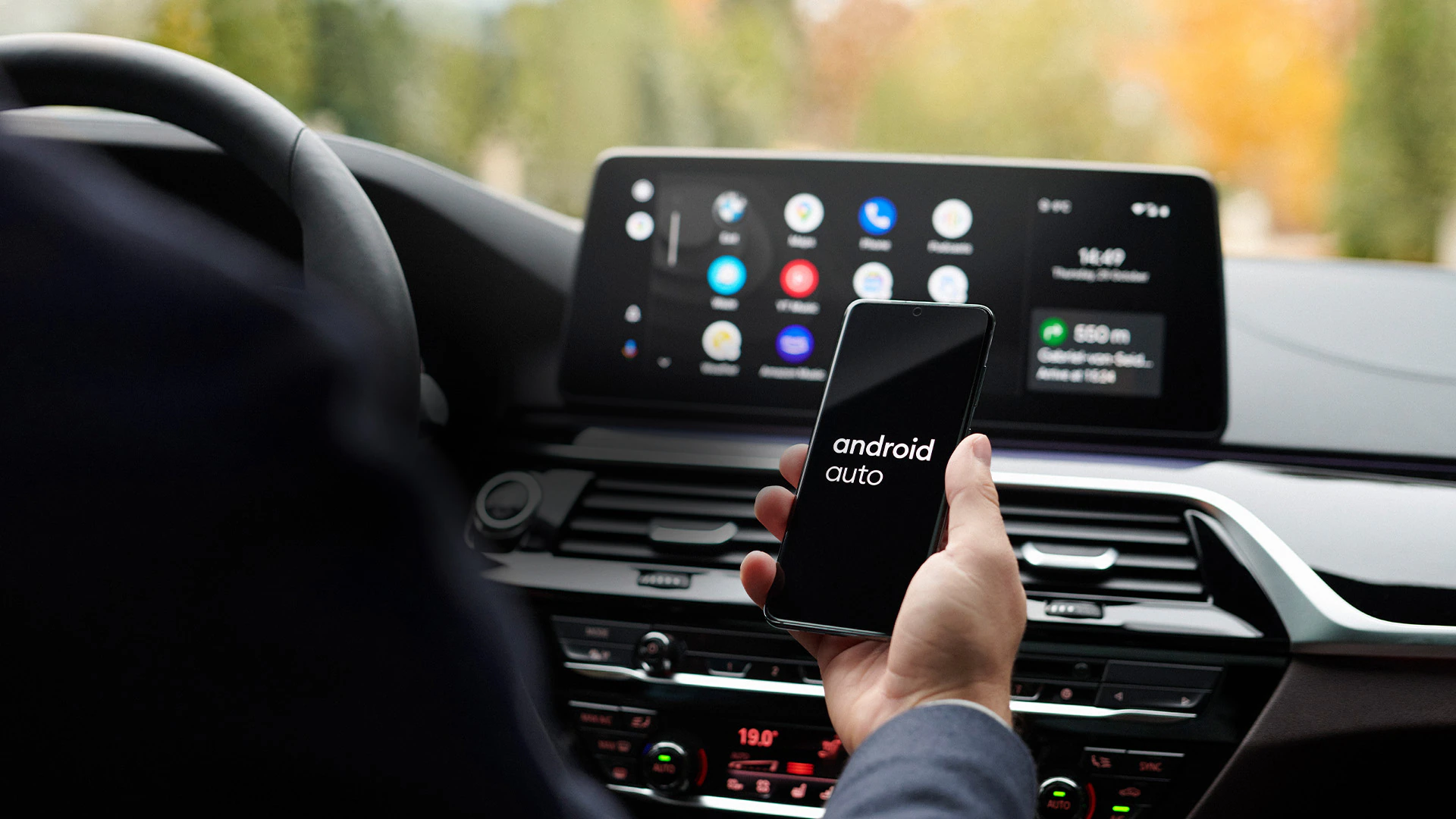 Android Auto kabellos Verbindung Smartphone Auto