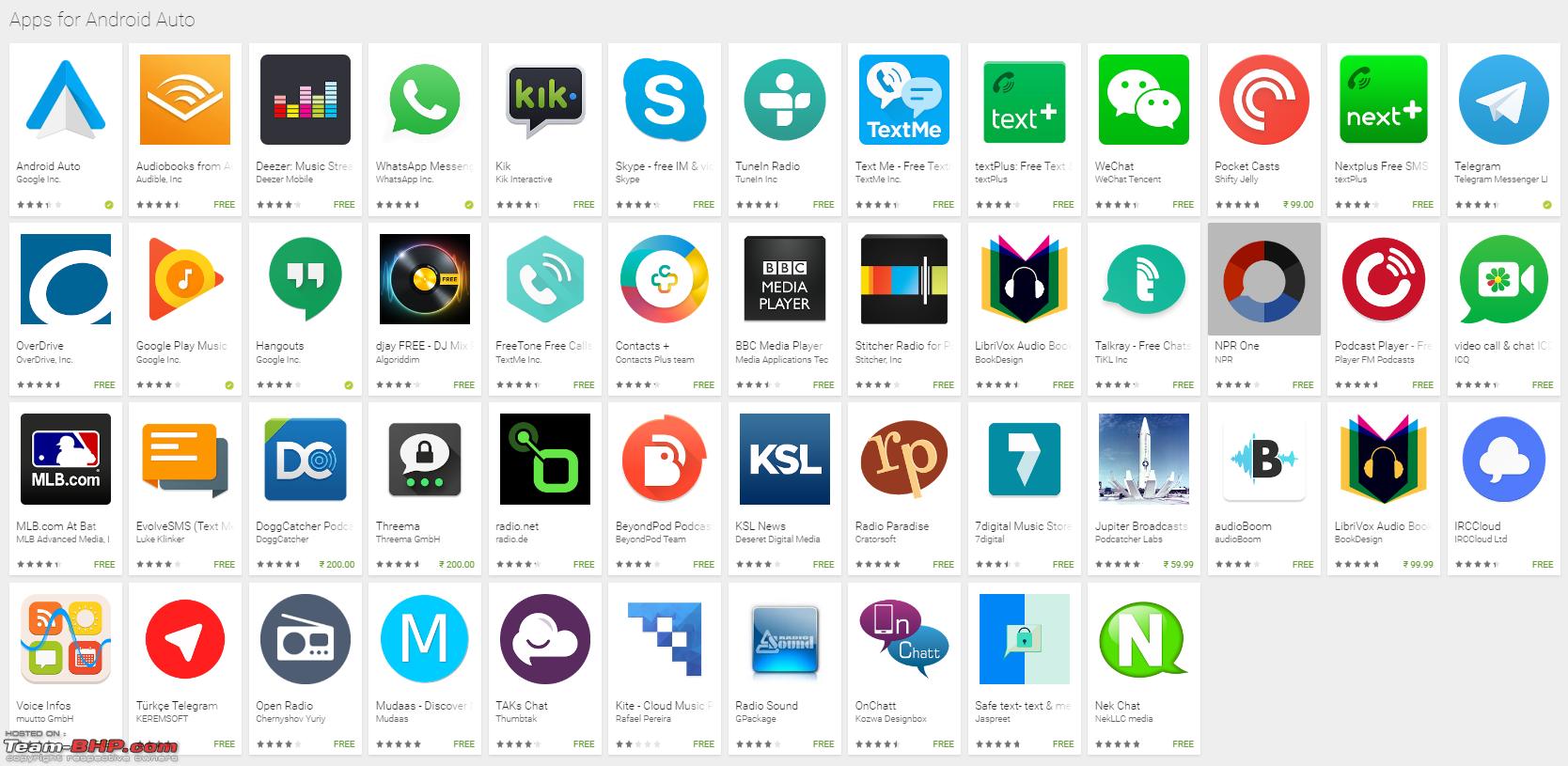 android auto apps