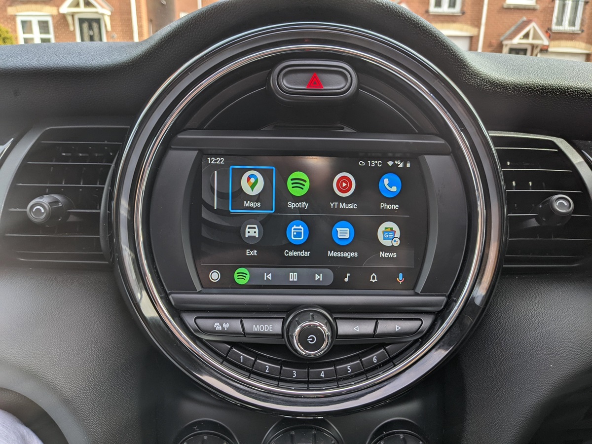 android auto mini cooper