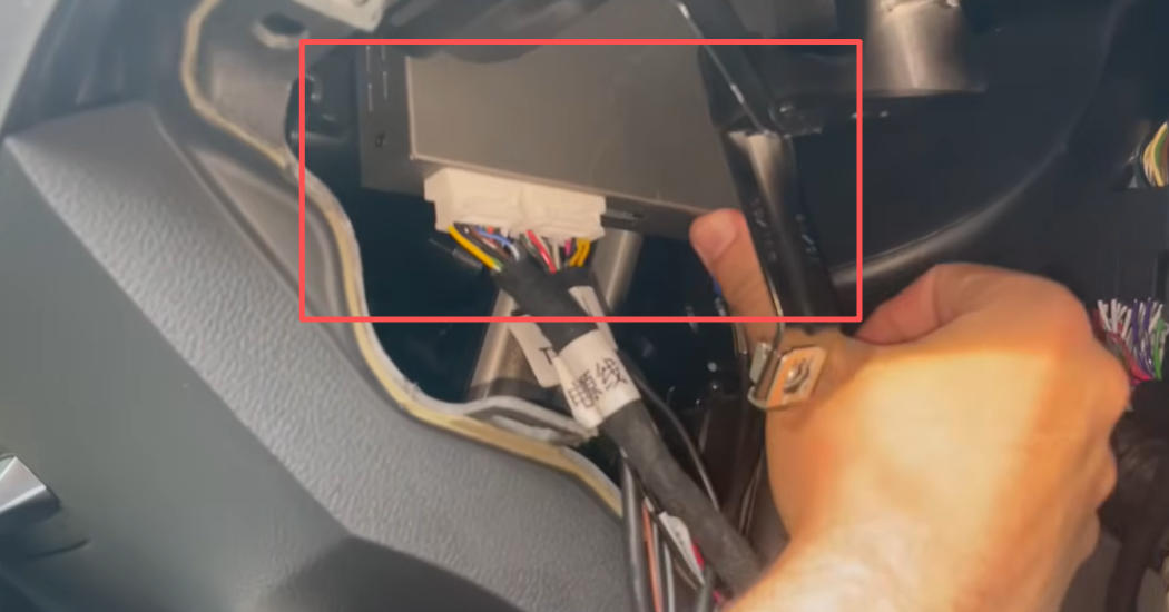 Einbauort der CarPlay-Box