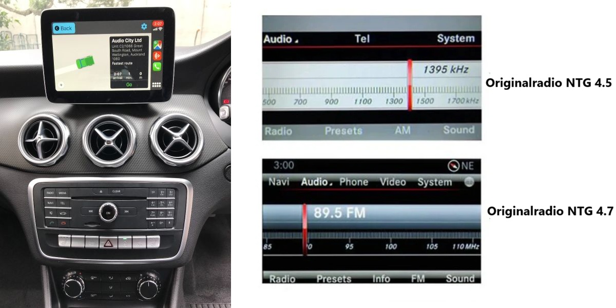 GLA (X156) 2013-2015 Apple CarPlay & Android Auto nachrüsten