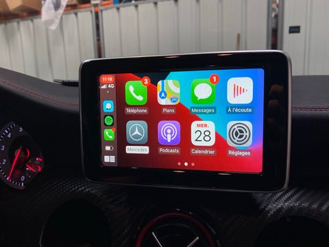 CarPlay erfolgreich im Mercedes GLA gestartet