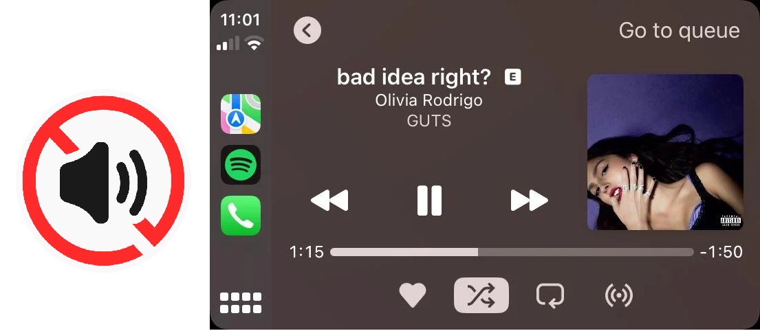 Behebung des Problems, dass in CarPlay Android Auto kein Ton zu hören ist