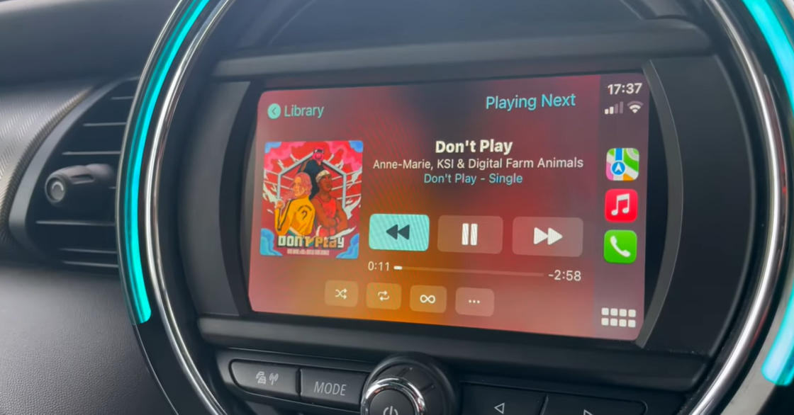 Apple CarPlay erfolgreich im MINI F56/F57 aktiviert