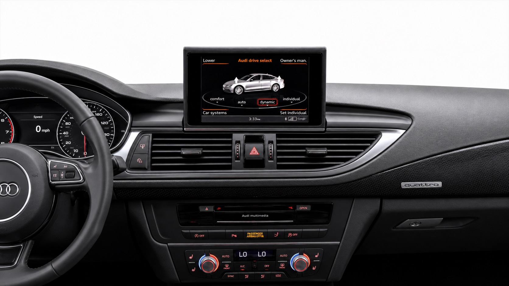 Vor der Installation von CarPlay im Audi A6
