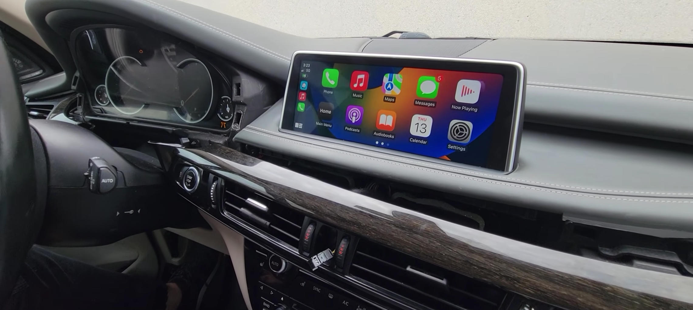 CarPlay Android Auto wurde erfolgreich auf dem BMW X5 F15 installiert