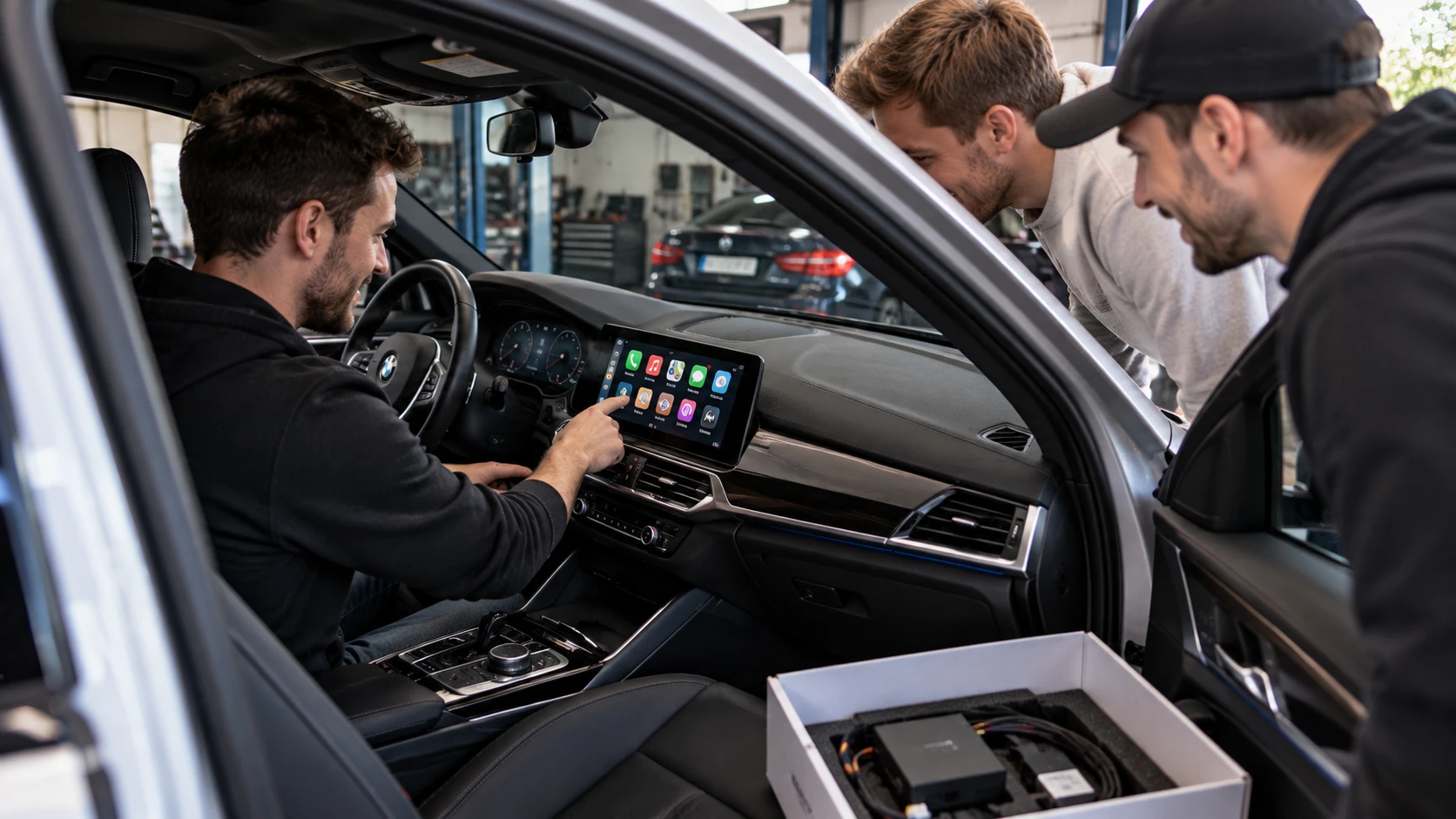 Gemeinsame CarPlay Installation