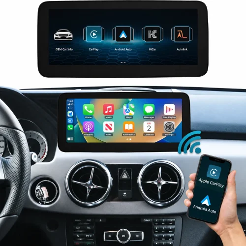 Mercedes-Benz GLK X204 10,25-/12,3-Zoll-Linux-Display mit CarPlay & Android Auto 2008-2015
