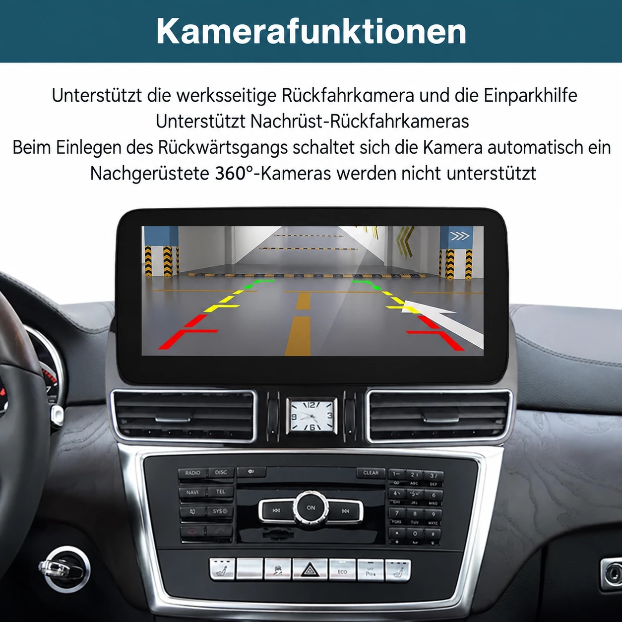 Mercedes-Benz ML/GL 12,3-Zoll-Linux-Display mit CarPlay & Android Auto 2012-2015 – Bild 7
