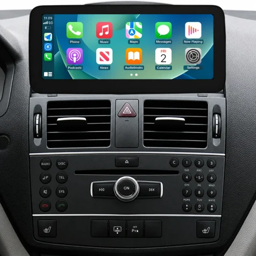 Mercedes C-Klasse W204 10,25/12,3 Zoll Linux CarPlay Display (2008–2010) – NTG 4.0