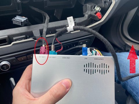 Installationsanleitung für BMW F40 CarPlay und Android Auto mit EVO-System