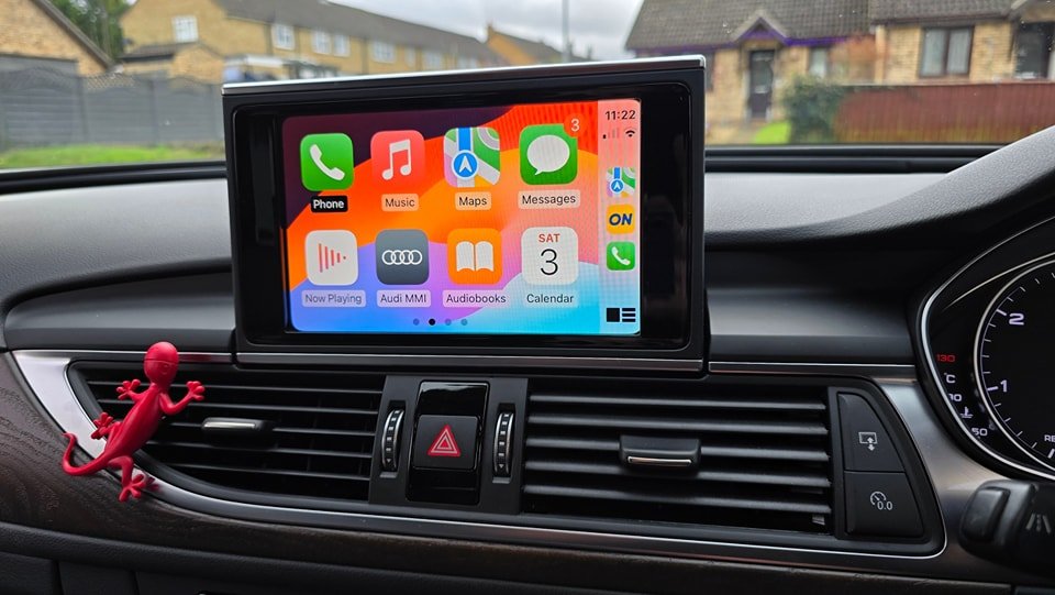 Audi A6 Carplay-Schnittstelle
