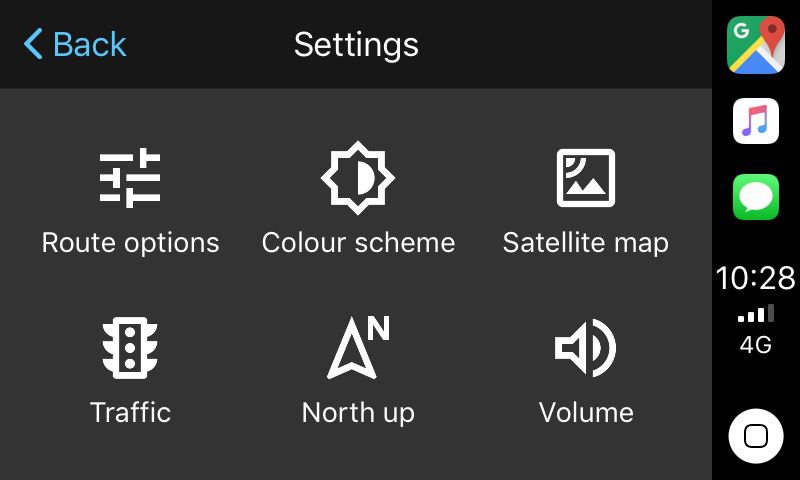 Richten Sie Google Maps in CarPlay ein